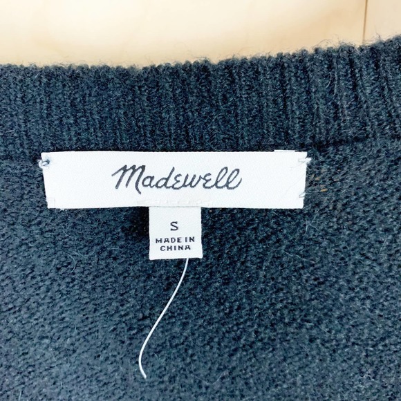 Madewell Women's Wrap Front V-Neck Pullover Sweater Size Small - Picture 4 of 5